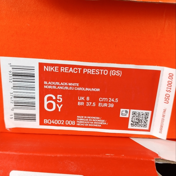 Nike React Presto Lightning Sneakers Shoes - Picture 11 of 14